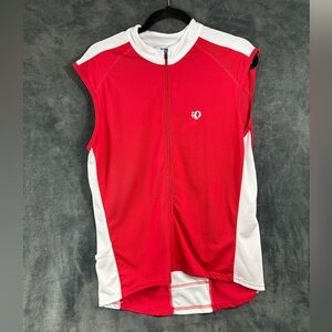 Pearl Izumi Red and White Cycling Jersey